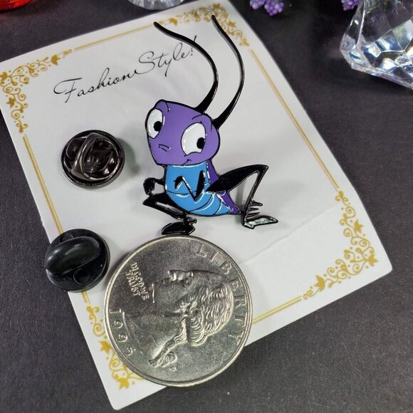 Lucky Bug Mulan Lapel Pin Princess Warrior Badge Brooch Pin Jewelry Accessories - Picture 3 of 6